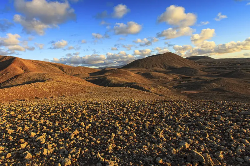 Alineación de Bayuyo al norte de Fuerteventura