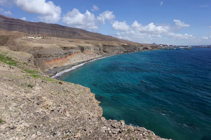  Playa de las Coloradas en Fuerteventura
