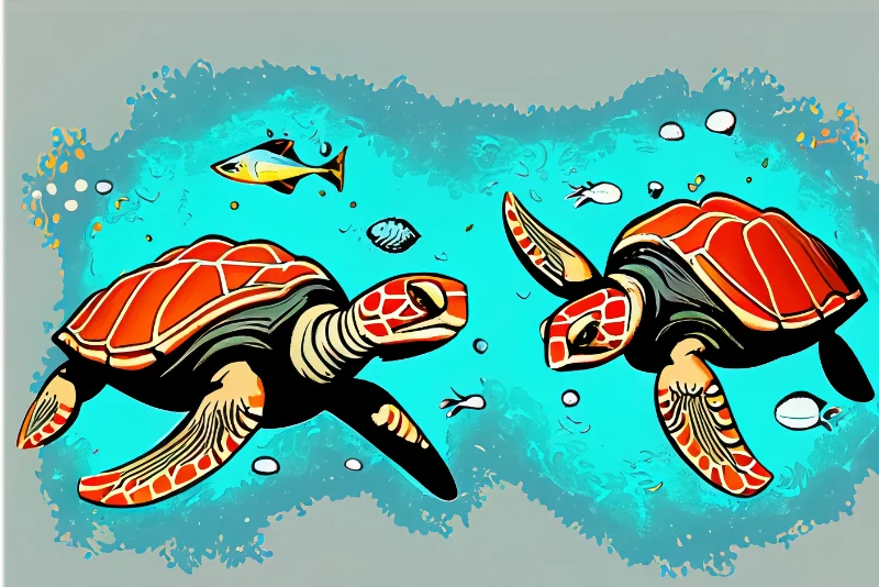 La Amistad entre una Tortuga Boba y un Pez Ángel