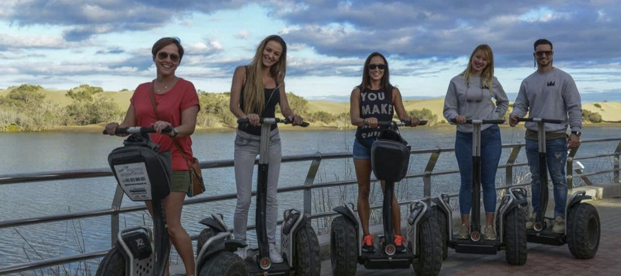 Segway Maspalomas Express: Tour de 1 Hora por Dunas, Playas y Monumento Histórico